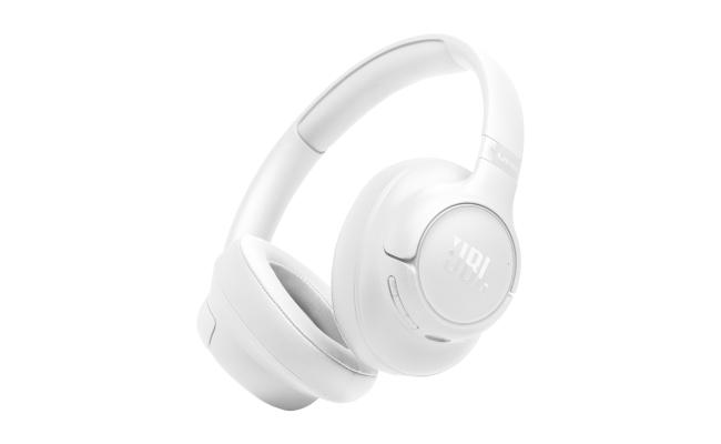 JBL Tune 730 BT Wireless Over-Ear Headphones with JBL Pure Bass Sound, Bluetooth 6.0, Foldable Design, Audio Cable, 76-Hour Battery Life and Google Fast Pair/Microsoft Swift Pair - White